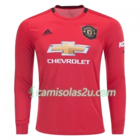 Camisolas de Futebol Manchester United Equipamento Principal 2019/20 Manga Comprida
